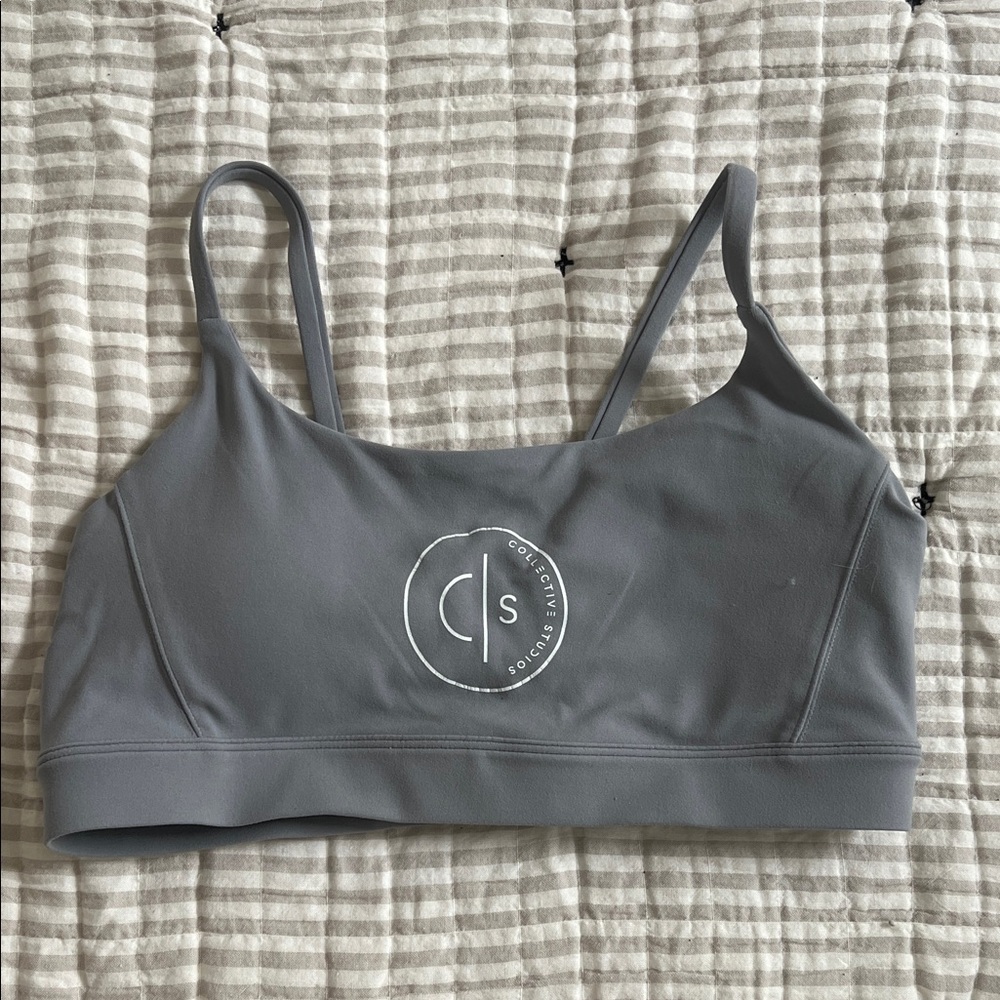 Blue-Gray Sports Bra
